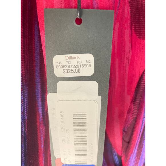 NWT Halston Heritage Woman’s Flutter Cape Sleeve Dress Size 8 - Picture 7 of 7